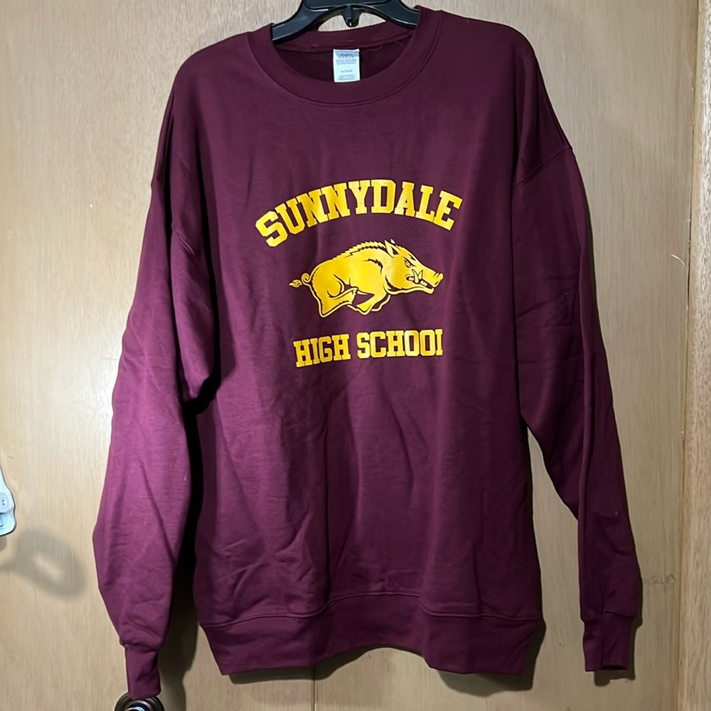 Buffy the Vampire Slayer Sunnydale High School Razorbacks Sweatshirt Size XL